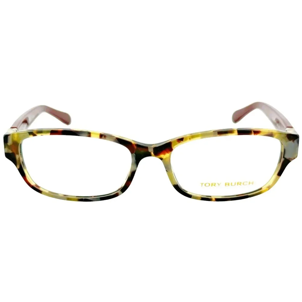 Tory Burch TY2055 Womens Plastic Eyeglass Frame 1476 Porchini Tortoise 53-16